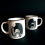 Illustrated ceramic mug astronauta Cé-Marina Shop