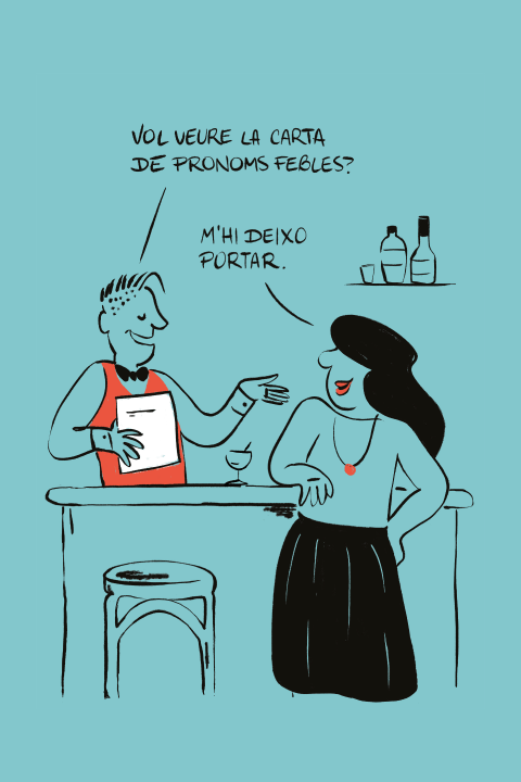 Graphic Campaign Illustrations: El Català ben servit